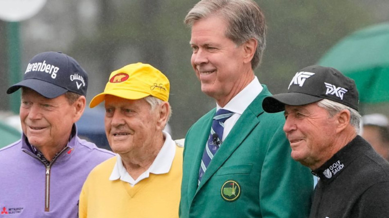 Honorary starters gets 87th Masters under way as Northern Irish amateur