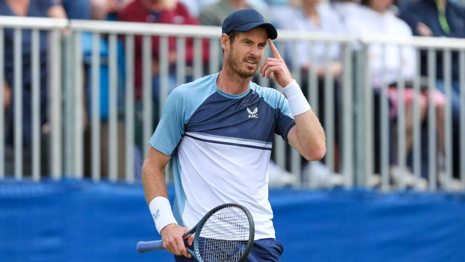 Andy Murray beats Gijs Brouwer in Surbiton Trophy to progress into