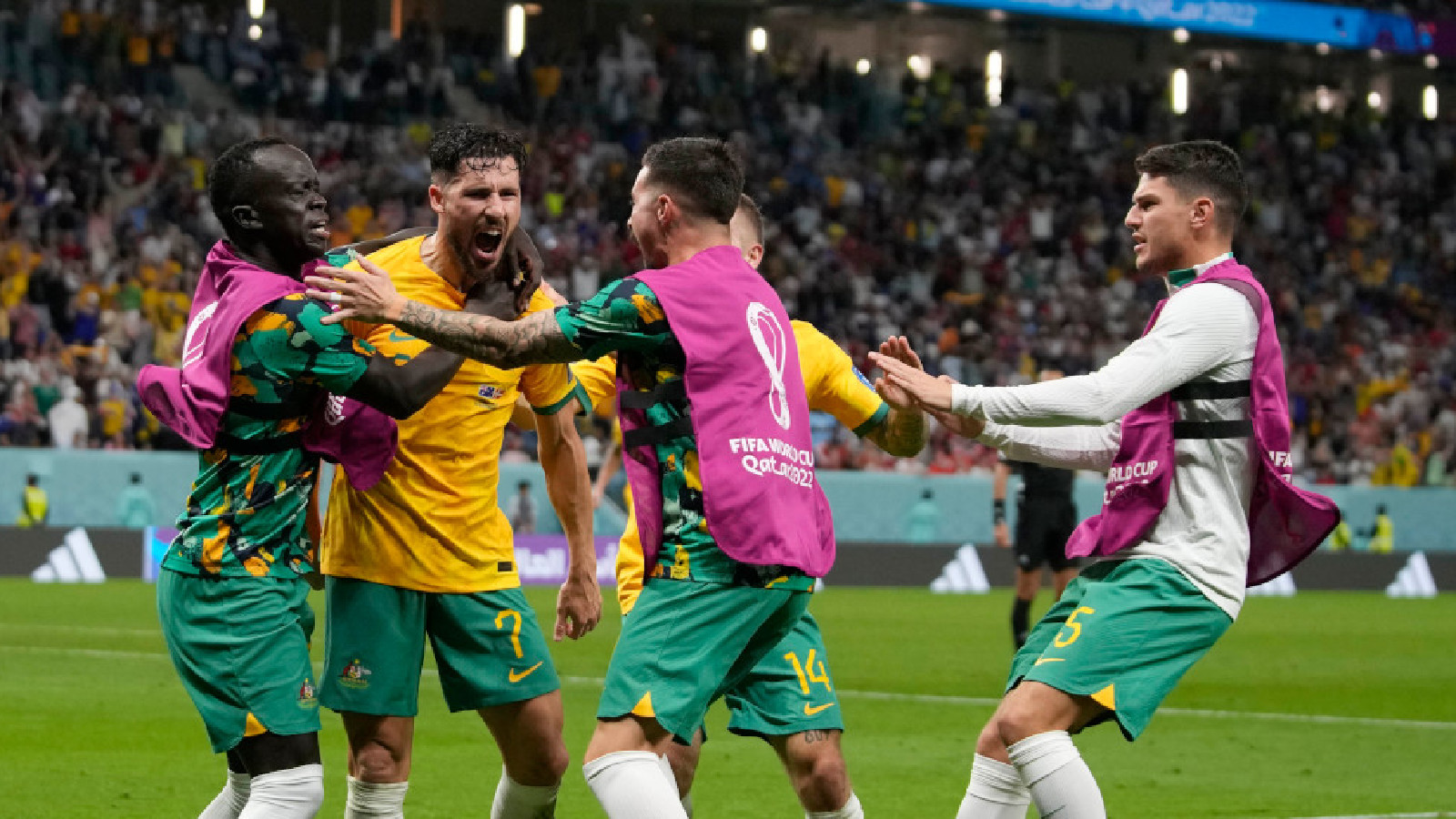 Australia Shock Denmark To Advance To World Cup Knockouts For First Time In 16 Years Planetsport 6429