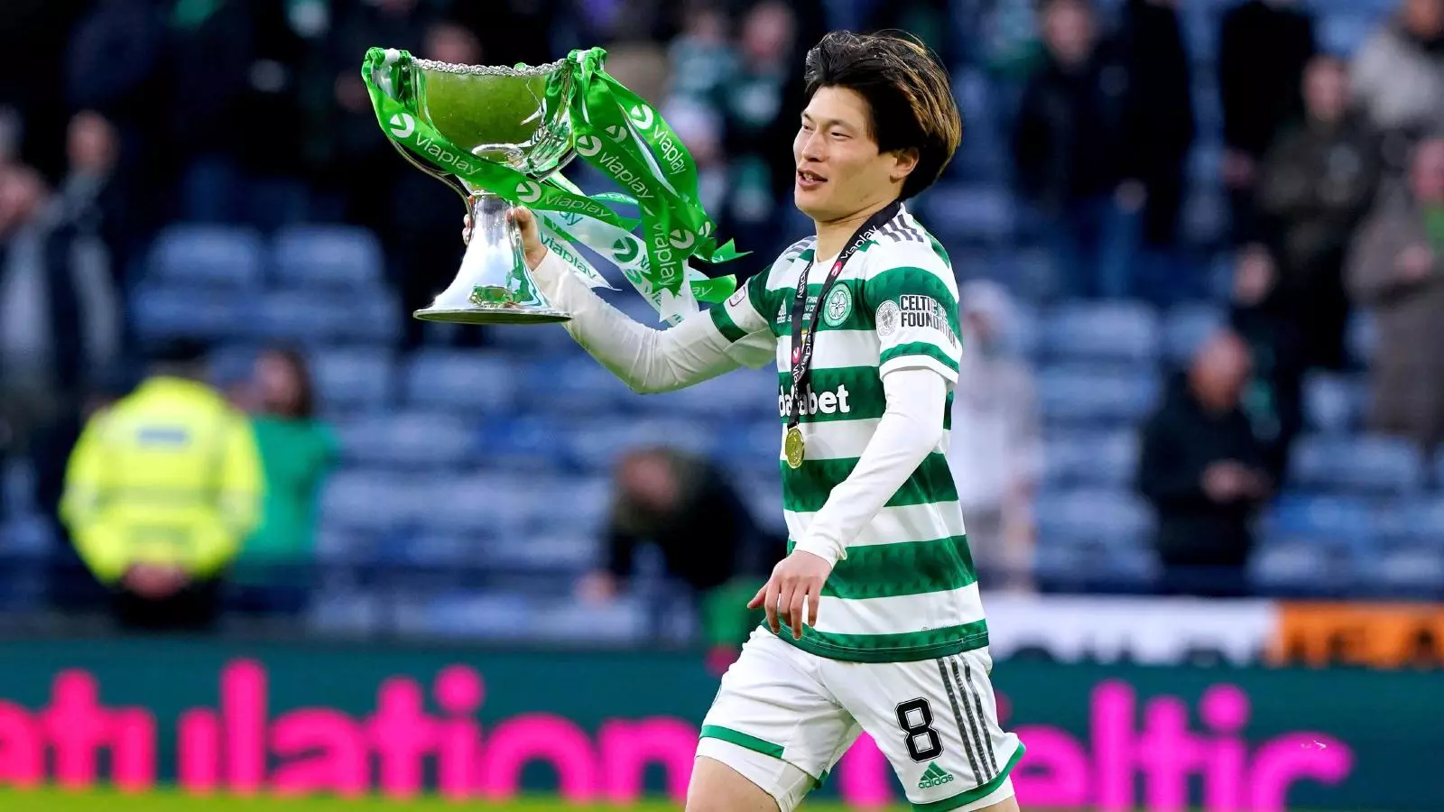 Kyogo Furuhashi lifts Celtic to victory over Rangers in Old Firm