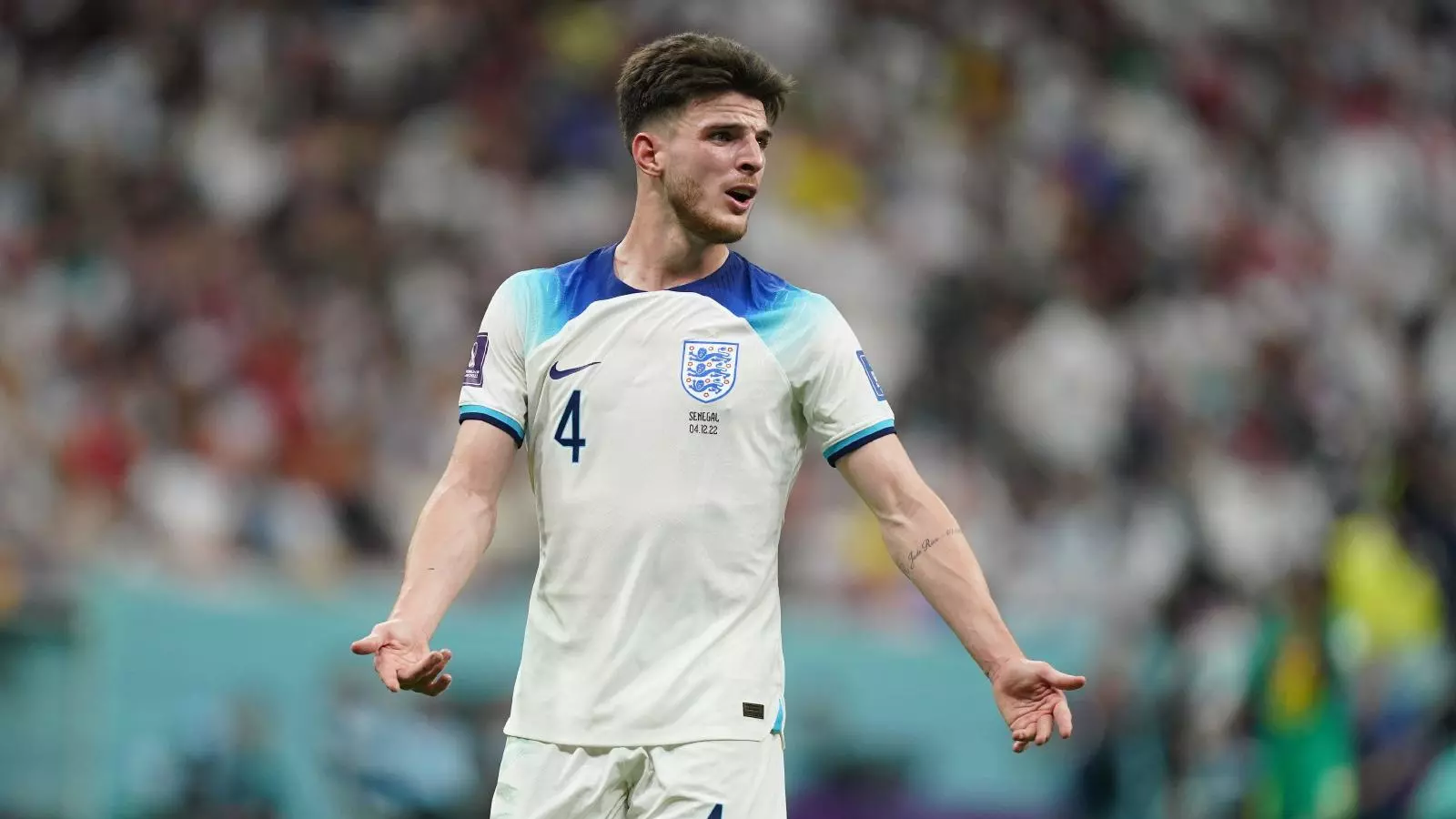 England: Declan Rice misses training as Three Lions prepare for World ...