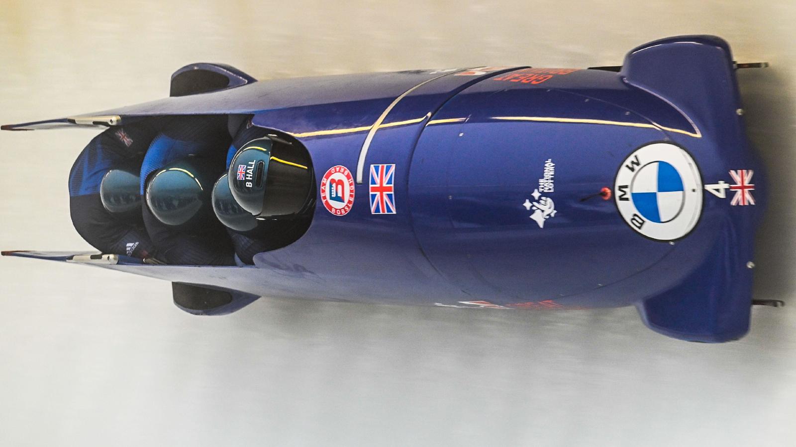 Great Britain win fourman bobsleigh world championship silver medal to