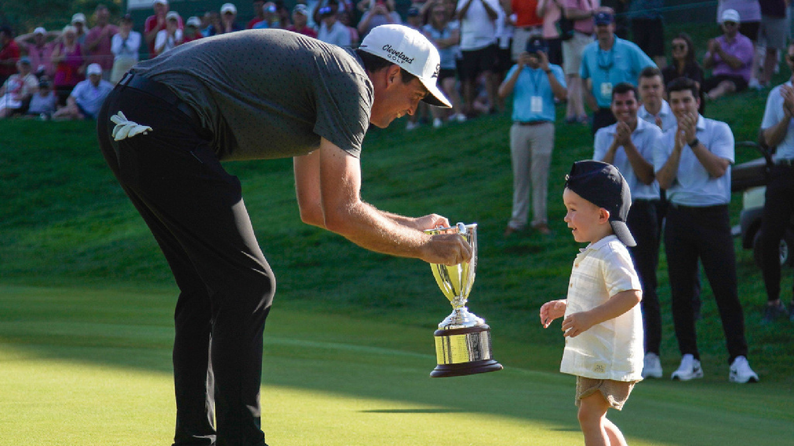 Keegan Bradley holds off challengers to win Travelers Championship