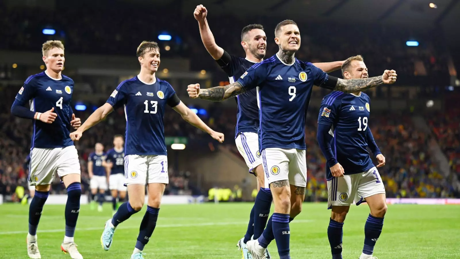 Lyndon Dykes Hails Scotland Coaching Staff After His Double Downs Ukraine