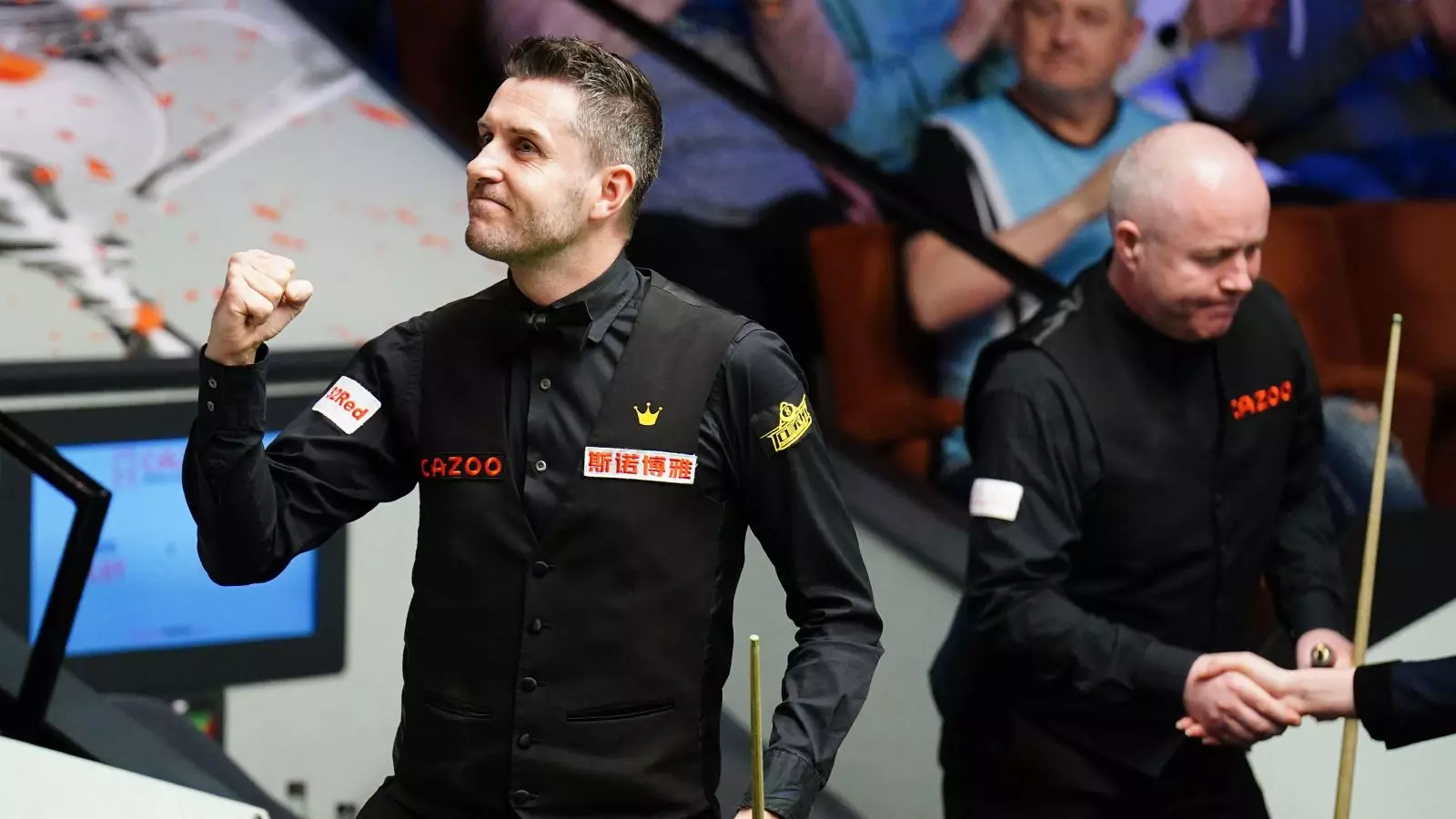 World Snooker Championship 2023 results: Mark Selby fights back against  John Higgins - BBC Sport