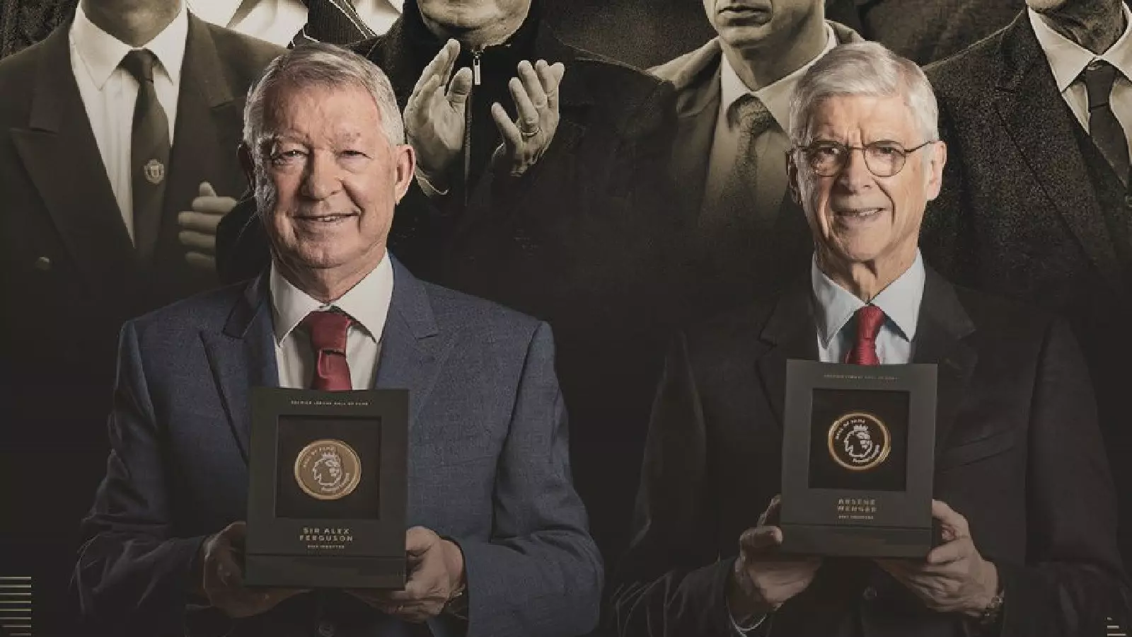 Two legends who helped define the Premier League. Sir Alex Ferguson and  Arsene Wenger are the first two inductees of the 2023 #PLHallOfFame :  r/Gunners