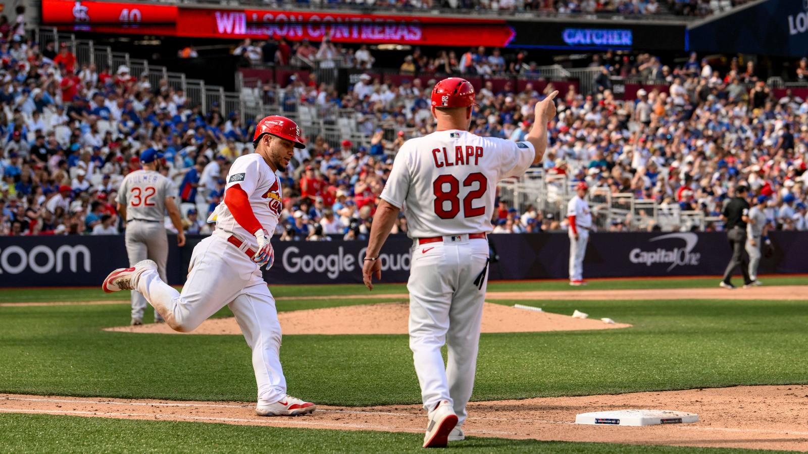 Baseball St Louis Cardinals Fight Back To Split MLB London Series Against The Chicago Cubs